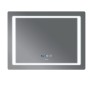 Дзеркало Mixxus STYLE MR03-70x50 з Led Touch, Anti-fog, димером, регулятором яскравості, годинником