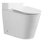 Чаша унітазу-компакту Mixxus BEVEL-0407-T1 630×350×795 мм система змиву TORNADO 1.0 без сидіння, білий