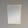 Дзеркало настінне Zerix FONTE MRZ09-60x85-Reverse GOLD прямокутне в золотій рамі