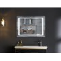 Дзеркало Mixxus STYLE MR03-70x50 з Led Touch, Anti-fog, димером, регулятором яскравості, годинником