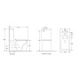 Унітаз-компакт Mixxus Premium QUADRO-0401-R 610×365×825 мм, система змиву RIMLESS, білий