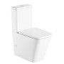 Чаша унітазу-компакту Mixxus Premium QUADRO-0401-R 610×365×825 мм система змиву RIMLESS без сидіння, білий