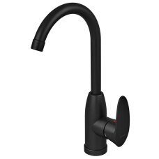 Змішувач для кухні PLAMIX Cezar-011-B SET Matte чорний матовий