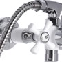Змішувач для ванни MIXXUS Omega 140 білий матовий / хром