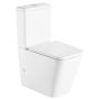 Унітаз-компакт Mixxus Premium QUADRO-0401-R 610×365×825 мм, система змиву RIMLESS, білий