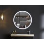 Дзеркало Mixxus PLAIN MC10-60 з Led Touch, Anti-fog, димером, регулятором яскравості, годинником