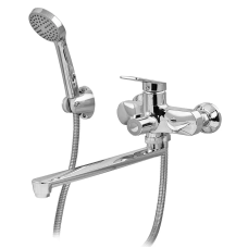 Змішувач для ванни PLAMIX Lucas-006 EURO SET хром