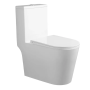 Унітаз-моноблок підлоговий Mixxus BEVEL-0406-T1 690×360×790 мм, система змиву TORNADO 1.0, білий
