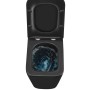 Унітаз підвісний Mixxus Premium QUADRO-0301-T3, чорна 490×340×360 мм, система змиву TORNADO 3.0