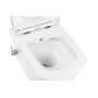 Унітаз-біде підвісний Mixxus Premium QUADRO-1301-R 510×350×345 мм система змиву RIMLESS, білий