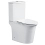 Унітаз-компакт Mixxus WAVE-0405-R 630×350×795 мм, система змиву RIMLESS, білий