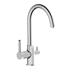 Змішувач для кухні на дві води MIXXUS PREMIUM Edem 021 з виходом для питної води латунний хром