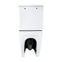 Унітаз-компакт Mixxus BEVEL-0404-T3 660×360×800 мм, система змиву TORNADO 3.0, білий