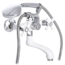 Змішувач для ванни MIXXUS Omega 142 білий