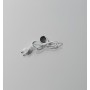 Дзеркало Mixxus PLAIN MC02-80-CASE з Led Touch, Anti-fog, димером, регулятором яскравості, годинником