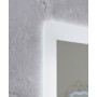 Дзеркало Mixxus FLAT MR04-100x80 з Led Touch, Anti-fog, димером, регулятором яскравості, годинником