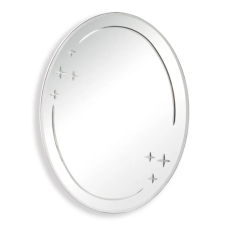 Дзеркало настінне Zerix FUSION MOZ03-55x70 овальне з декором