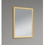 Дзеркало настінне Zerix FONTE MRZ09-60x85-Reverse GOLD прямокутне в золотій рамі