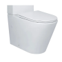 Чаша унітазу-компакту Mixxus BEVEL-0403-T3 640×360×835 мм система змиву TORNADO 3.0 без сидіння, білий