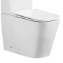 Чаша унітазу-компакту Mixxus QUADRO-0404-T1 660×360×820 мм система змиву TORNADO 1.0 без сидіння, білий
