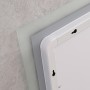 Дзеркало Mixxus FLAT MR04-80x60 з Led Touch, Anti-fog, димером, регулятором яскравості, годинником
