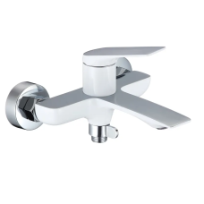 Змішувач для ванни з коротким виливом MIXXUS PREMIUM DERBY 009-CHROME латунний білий