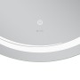 Дзеркало Mixxus Premium WAVE MC04-90 з Led Touch, Anti-fog, димером