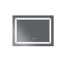 Дзеркало Mixxus LIGHT MR01-70x50 з Led Touch, Anti-fog, димером, регулятором яскравості, годинником