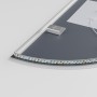 Дзеркало Mixxus Premium TOPPER MS03-60x120 з Led Touch, Anti-fog, димером