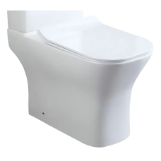 Чаша унітазу-компакту Mixxus STYLE-0404-T3 650×350×830 мм система змиву TORNADO 3.0 без сидіння, білий