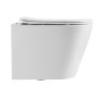 Унітаз підвісний Mixxus BEVEL-0302-T3 520×360×365 мм, система змиву TORNADO 3.0, білий
