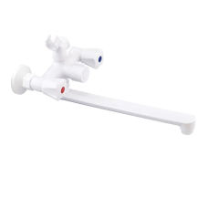 Змішувач для ванни PLAMIX Omega-140 Euro білий