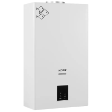 Газова колонка KOER KWH.G0210 WHITE димохідна з модуляцієй 10 л/хв, колір білий