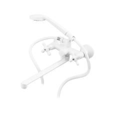Змішувач для ванни PLAMIX Pablo -140 EURO SET білий