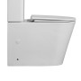 Чаша унітазу-компакту Mixxus BEVEL-0407-T1 630×350×795 мм система змиву TORNADO 1.0 без сидіння, білий
