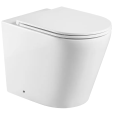Унітаз підлоговий безбачковий Mixxus Premium BEVEL-0701-T1 580×365×430 мм, система змиву TORNADO 1.0, білий