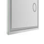 Дзеркало Mixxus Premium QUADRO MR20-100x80 з Led Touch, Anti-fog, димером, регулятором яскравості, лінзою