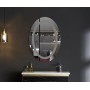 Дзеркало Mixxus PLAIN MV02-50x70 з Led Touch, Anti-fog, димером, регулятором яскравості, годинником