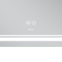Дзеркало Mixxus Premium QUADRO MR20-100x80 з Led Touch, Anti-fog, димером, регулятором яскравості, лінзою