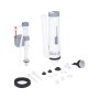 Унітаз-компакт Mixxus BEVEL-0404-T3 660×360×800 мм, система змиву TORNADO 3.0, білий