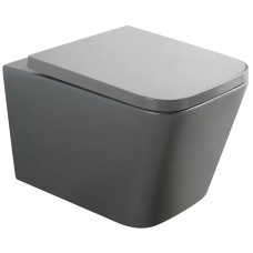 Унітаз підвісний Mixxus Quadro-0305 Gray, 510x350x345