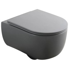 Унітаз підвісний Mixxus Topper-0303 Gray, 495x370x350