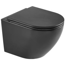 Унітаз підвісний Mixxus Ellipse-0303 Black, 520x365x360