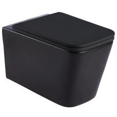 Унітаз підвісний Mixxus Quadro-0302 Black, 530x360x365