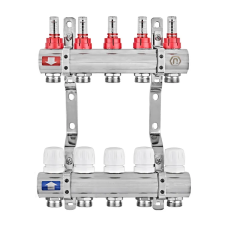 Колекторний блок з витратомірами EUROPRODUCT EP.B3110-05-1”x5