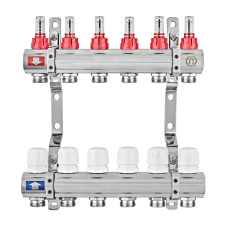 Колекторний блок з витратомірами EUROPRODUCT EP.B3110-06-1”x6