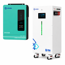 Комплект резервного живлення Aruna SCI-EVO-6200, чистий синус 48 V + АКБ AruAruna AN-LPB-N-PRO-48314 LiFePO4 48 V 314Ah, 16076Wh