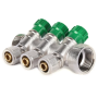 Колектор з фітингом KOER KR.1124-3 1”x3 ways