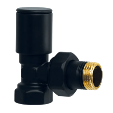 Кран для сушарки рушників кутовий KOER KR.531.Black - 1/2