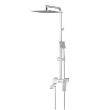 Душова колона зі змішувачем KOER KB-56007-04, 3 функції (Колір хром+білий)